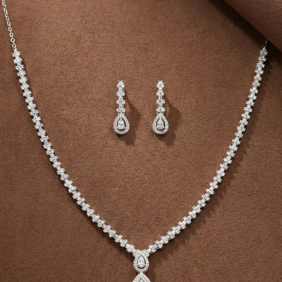 The Timeless 925 Silver Freshwater Pearl Drop Necklace