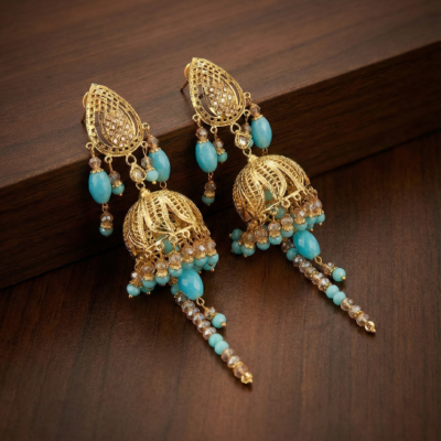 The Classic Lotus Bud 925 Silver Jhumka