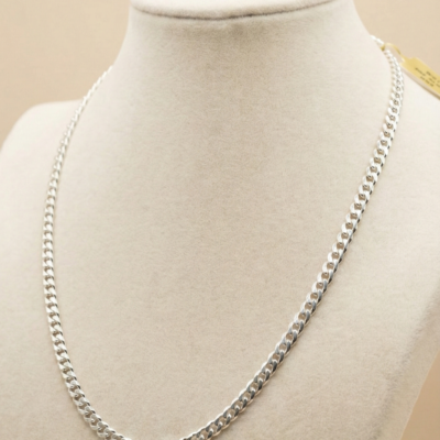 The Elegant 925 Silver Opera-Length Long Chain