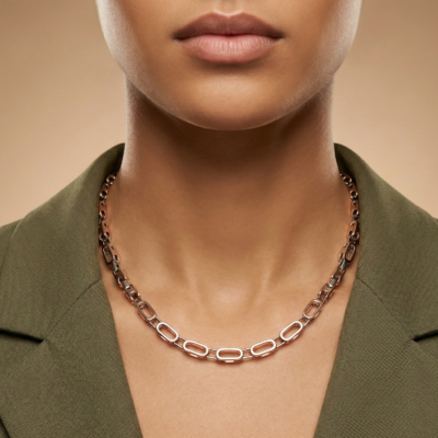 The Royal 925 Silver Byzantine Chain