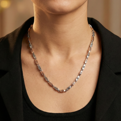 The Symmetrical 925 Silver Rollo Chain