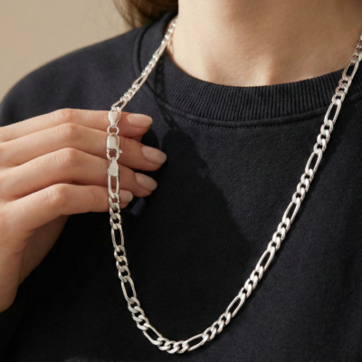 The Intricate 925 Silver Wheat (Spiga) Chain