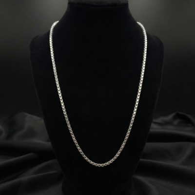 The Diamond-Cut 925 Silver Rope Chain
