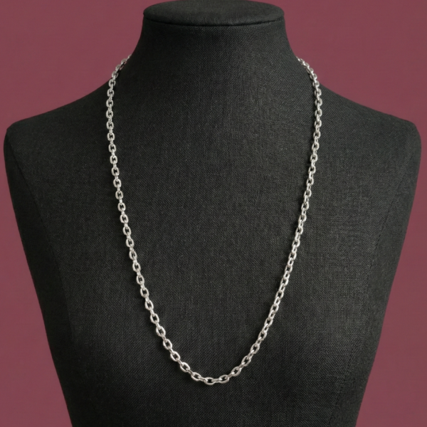 The Celestial 925 Silver Saturn Beaded Chain