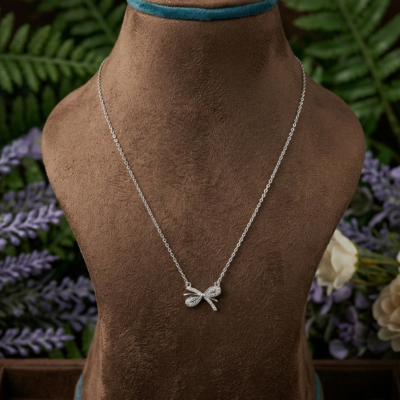 The Vintage Art Deco 925 Silver Emerald-Cut Necklace