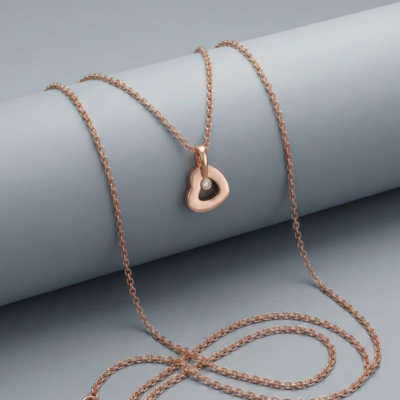 The Classic Solitaire 925 Silver Zirconia Necklace