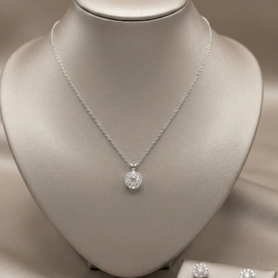 The Celestial Mandala Medallion 925 Silver Necklace