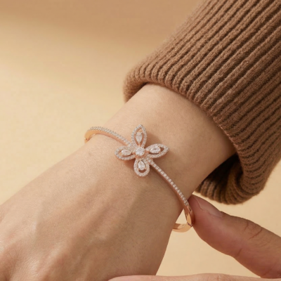 Intricate Braided Wheat with Diamond-Cut Edges 92.5 Sterling Silver Bracelet