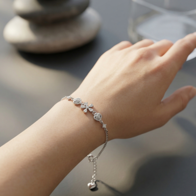 Sculptural Byzantine Box 92.5 Sterling Silver Bracelet