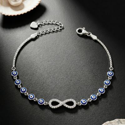 Sleek Flat Herringbone 92.5 Sterling Silver Bracelet