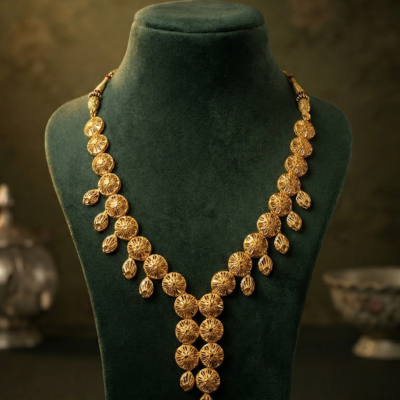 Intricate "Byzantine-Lite" Slim 92.5 Sterling Silver Necklace