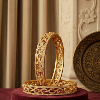 Intricate "Greek-Key" Labyrinth 92.5 Sterling Silver Kada