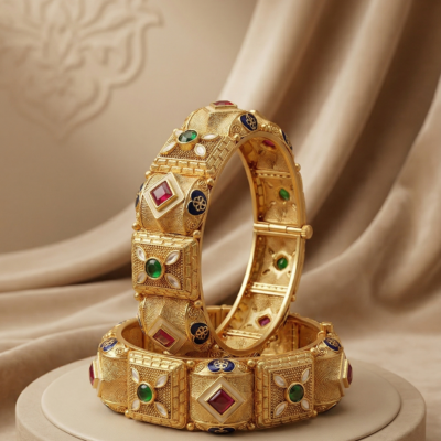 Modern "Python-Scale" Textured 92.5 Sterling Silver Kada