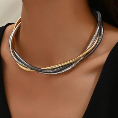 Sleek High-Definition 92.5 Sterling Silver Modernist Matrix Pendant Necklace