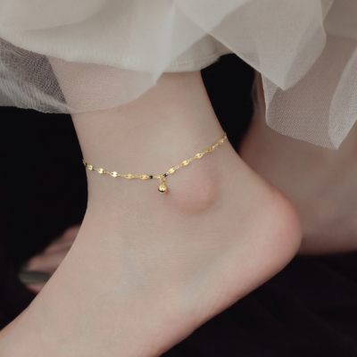 Intricate "Stellar-Link" Minimalist 92.5 Sterling Silver Anklet