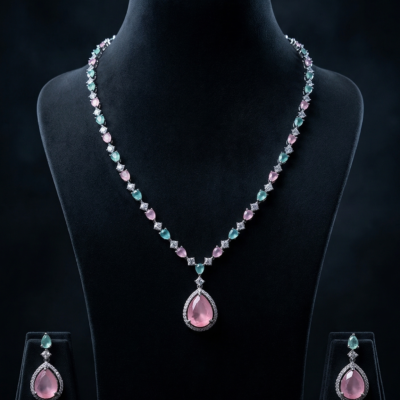 Sleek "Beam-Edge" Architectural 92.5 Sterling Silver Necklace