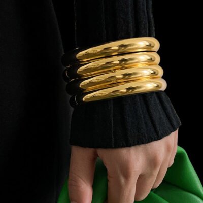 Sleek "Python-Scale" Textural 92.5 Sterling Silver Bangle