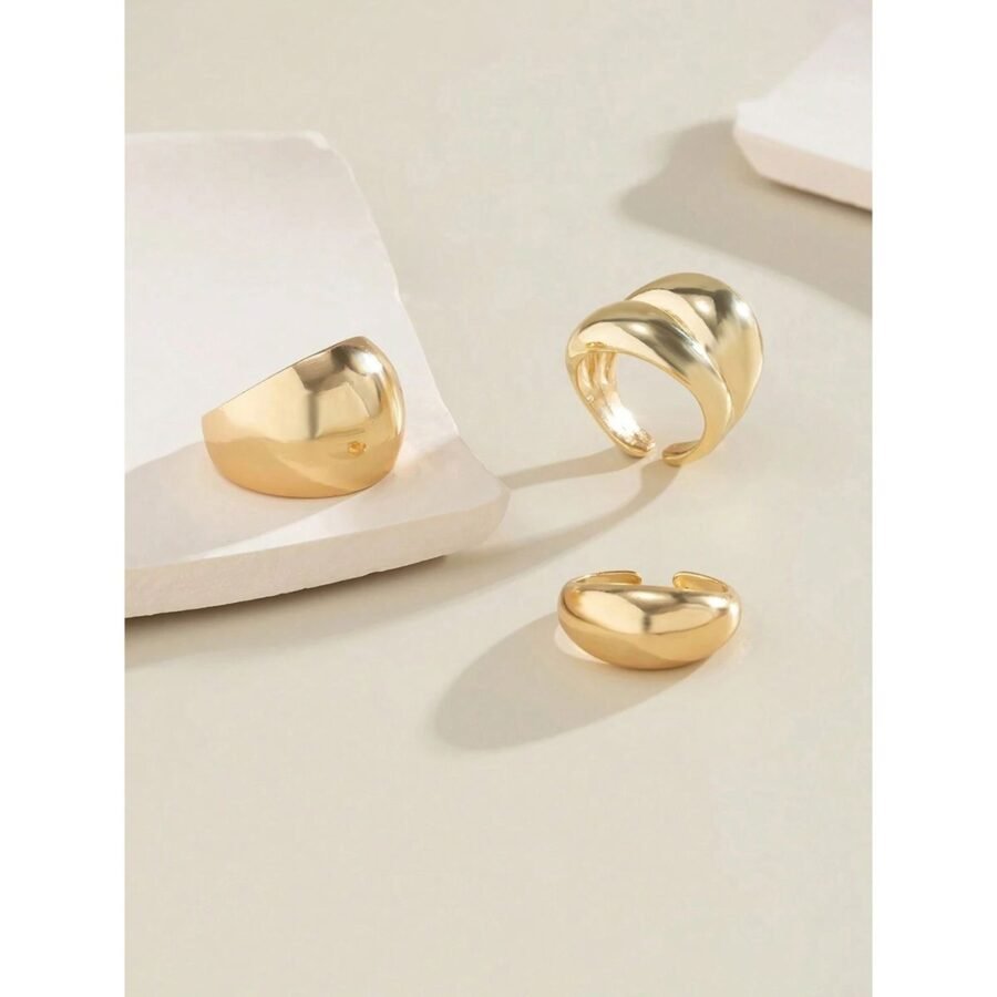 Bold Gold Dome Ring