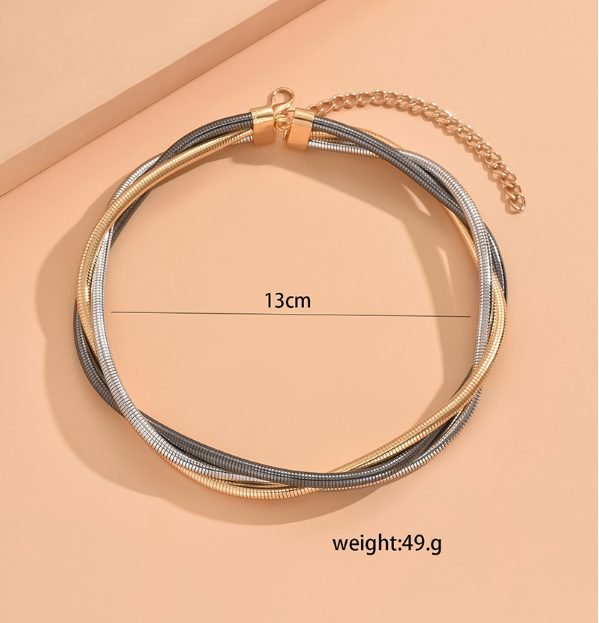 Twisted Two-Tone Choker