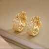 Mesh Hoop Earrings