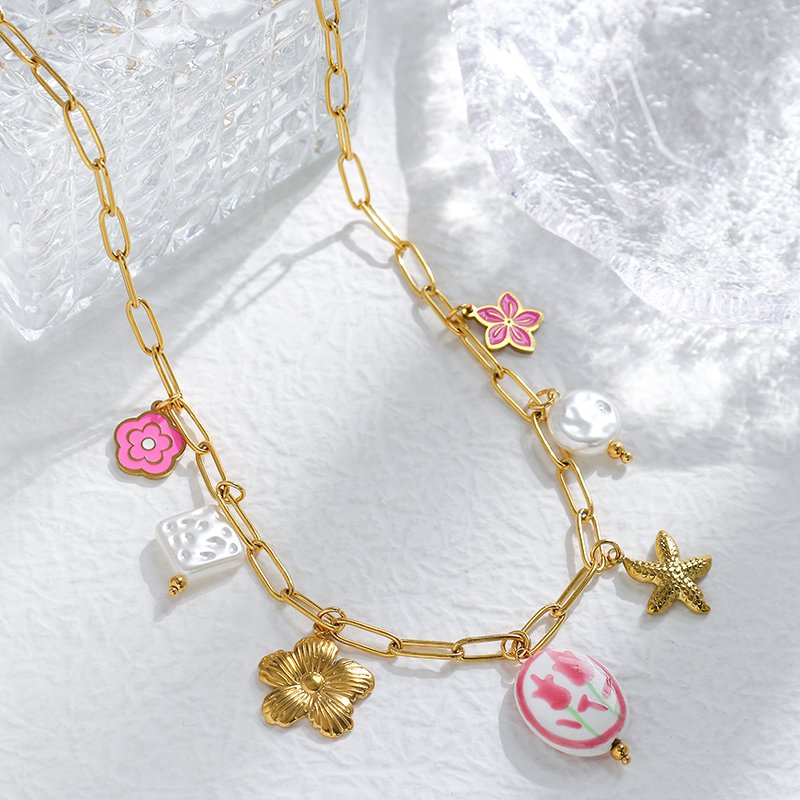 Pearl Station Necklace