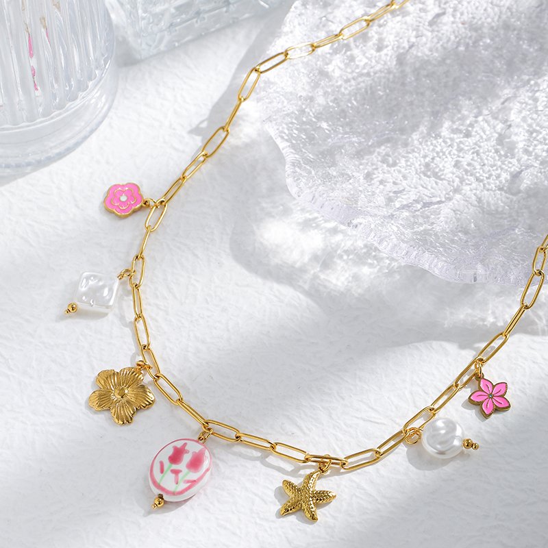 Pearl Station Necklace