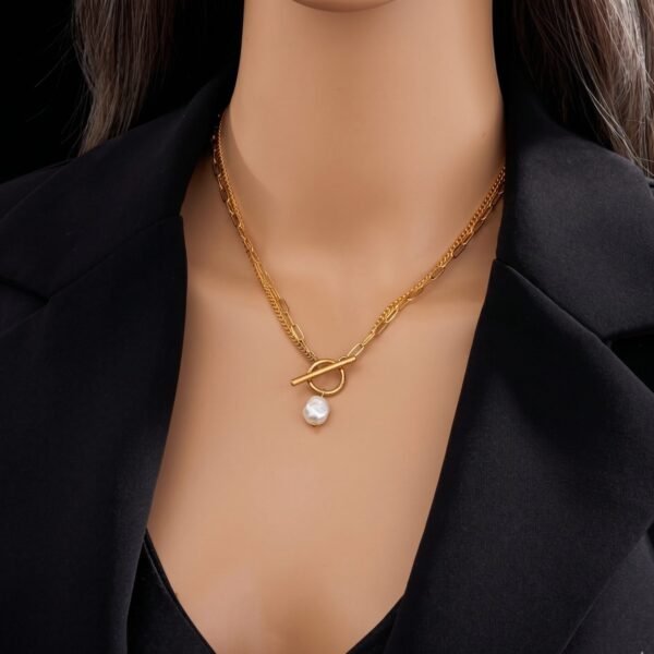 Slim Layered Gold Necklace