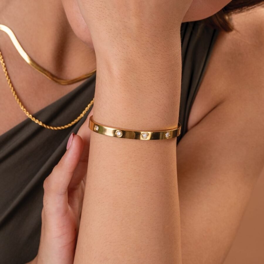 Eternity Screw Bangle