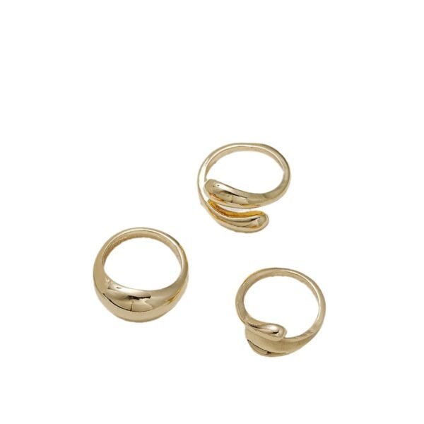 Gold Pebble Ring