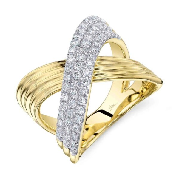 Twist Pave Ring