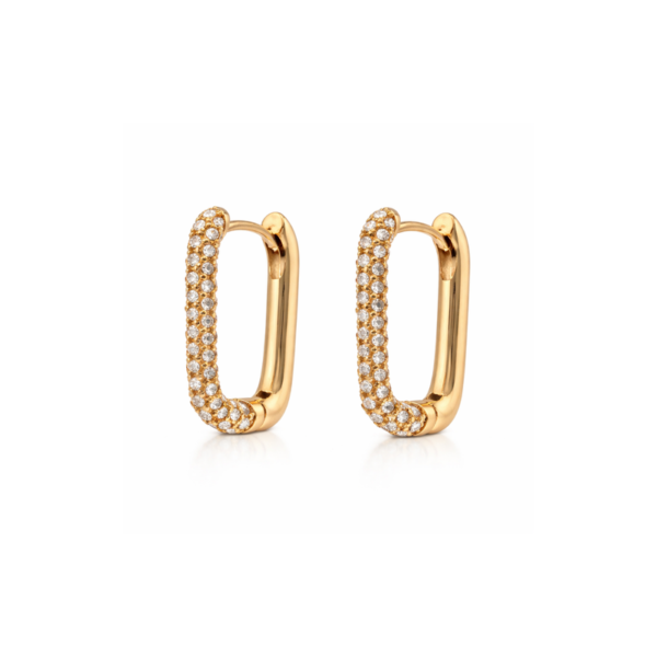 Bamboo Hoop Earrings