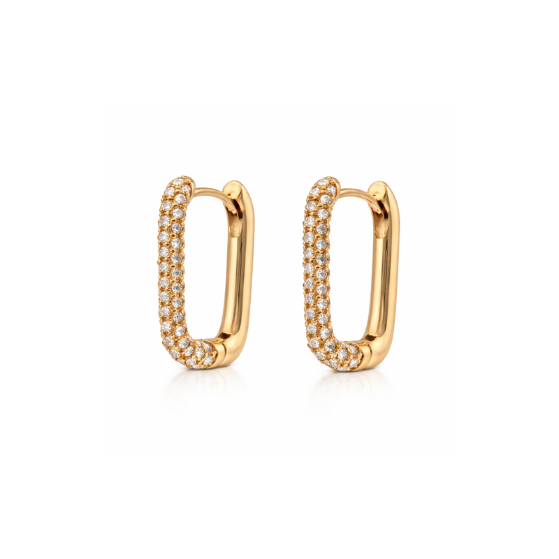 Bamboo Hoop Earrings