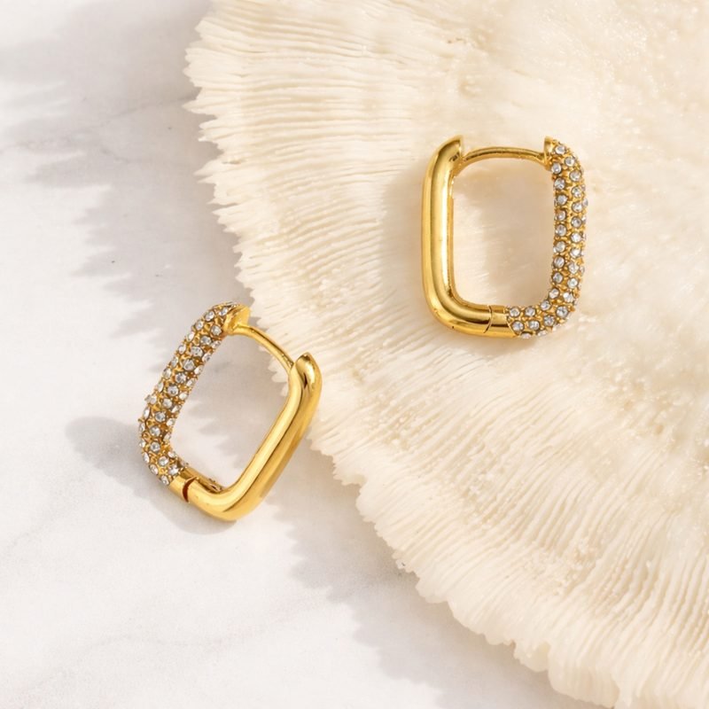 Bamboo Hoop Earrings