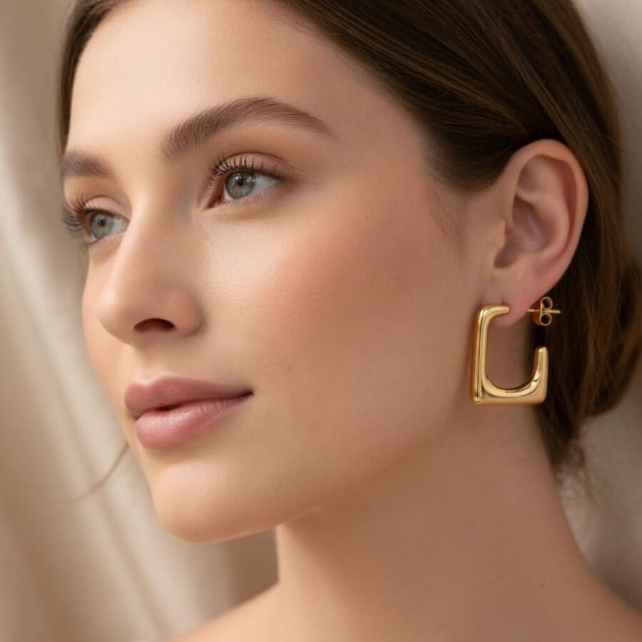 Square Hoop Earrings