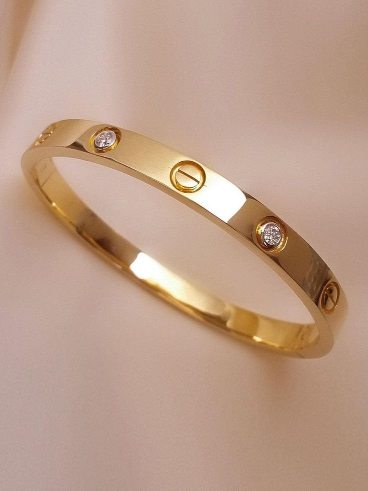 Carved Gold Cuff