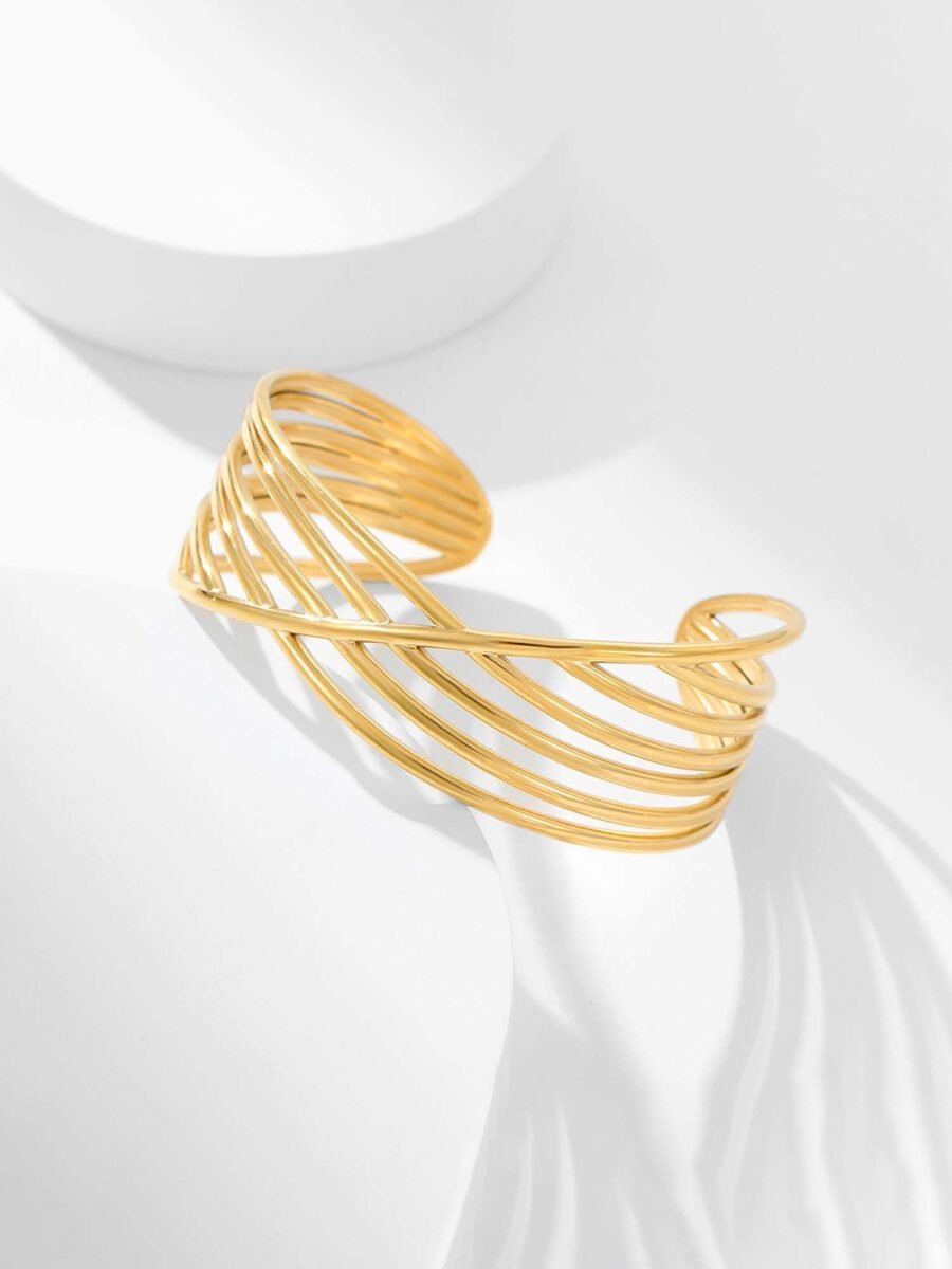 Stacking Gold Bangles