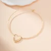 Simple Gold Pendant Necklace