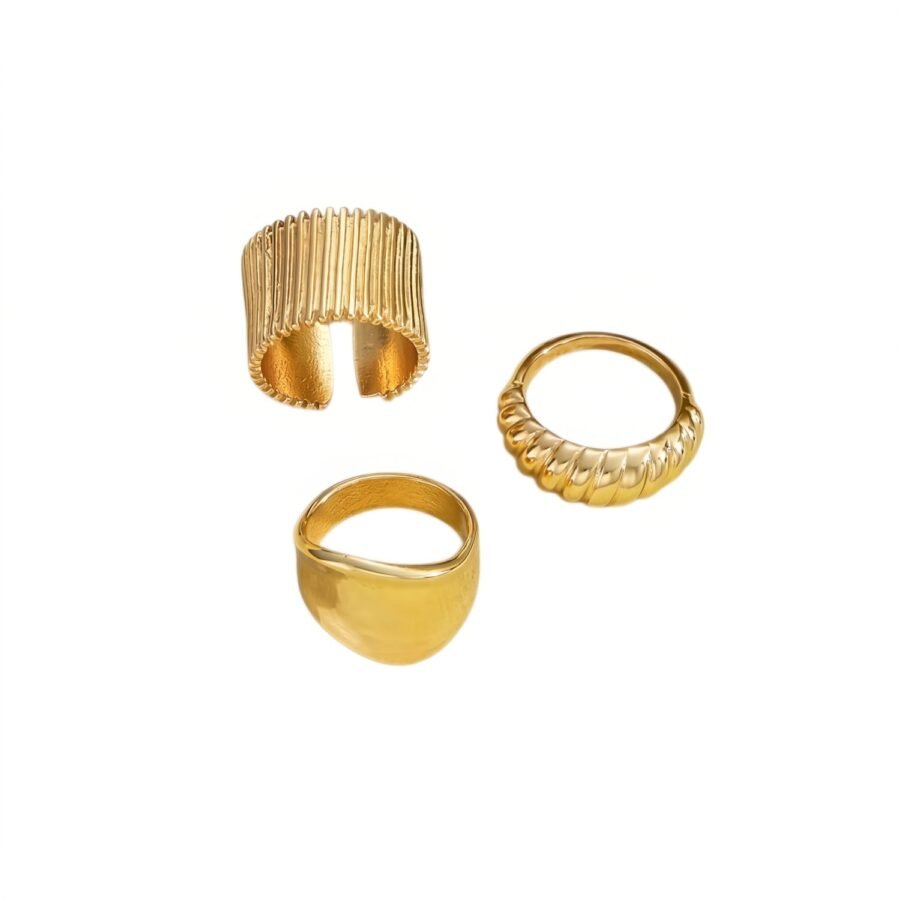 Gold Croissant Ring