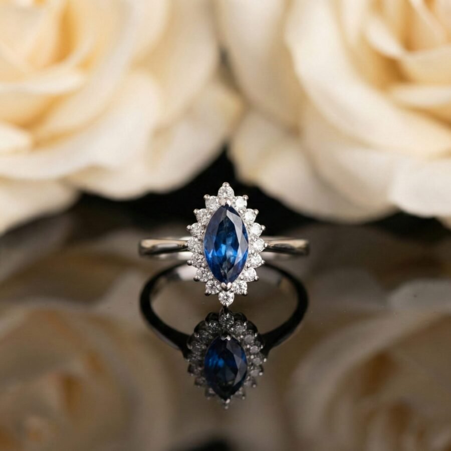 925 Silver CZ Multi-Stone Statement Ring