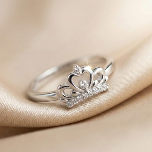 925 Silver Blue Sapphire Solitaire Ring