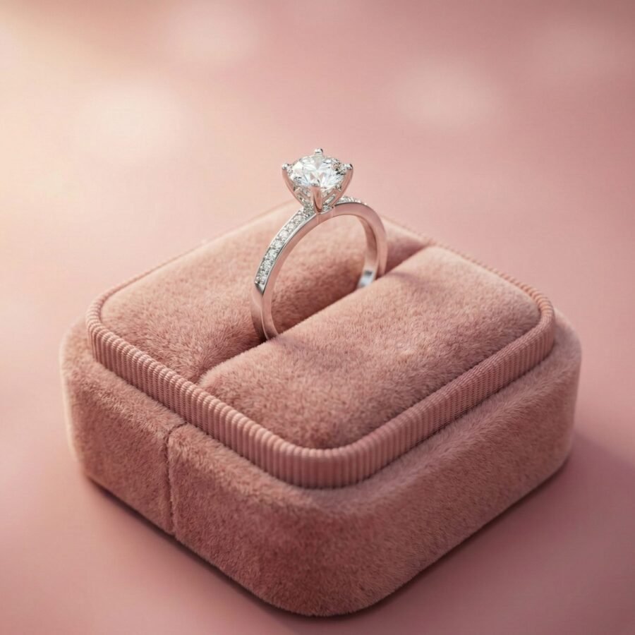 925 Silver CZ Cluster Cocktail Ring