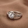925 Silver Engraved Wide Band Ring