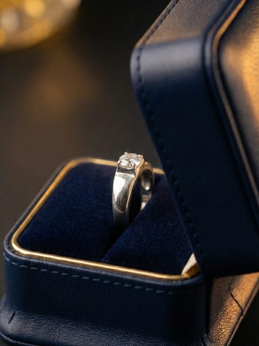 925 Silver Wide Engraved Signet Ring