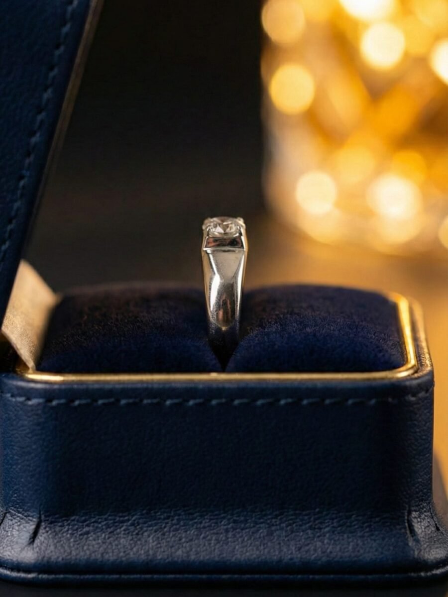 925 Silver Wide Engraved Signet Ring