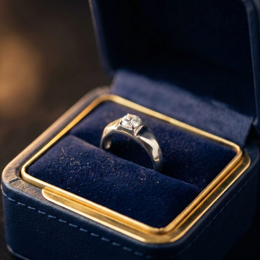 925 Silver Wide Engraved Signet Ring