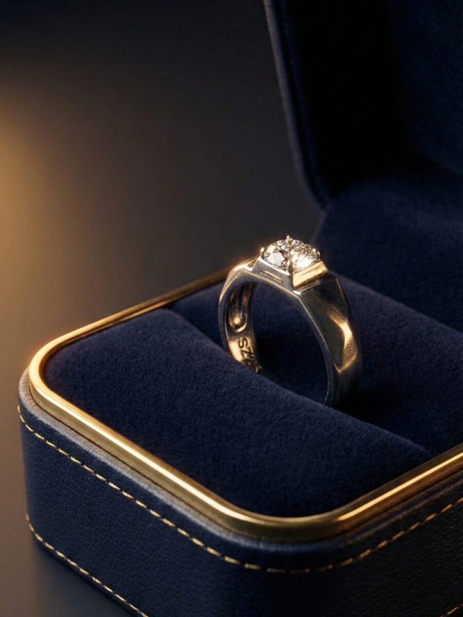 925 Silver Wide Engraved Signet Ring
