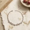 Floral Charm Chain Bracelet