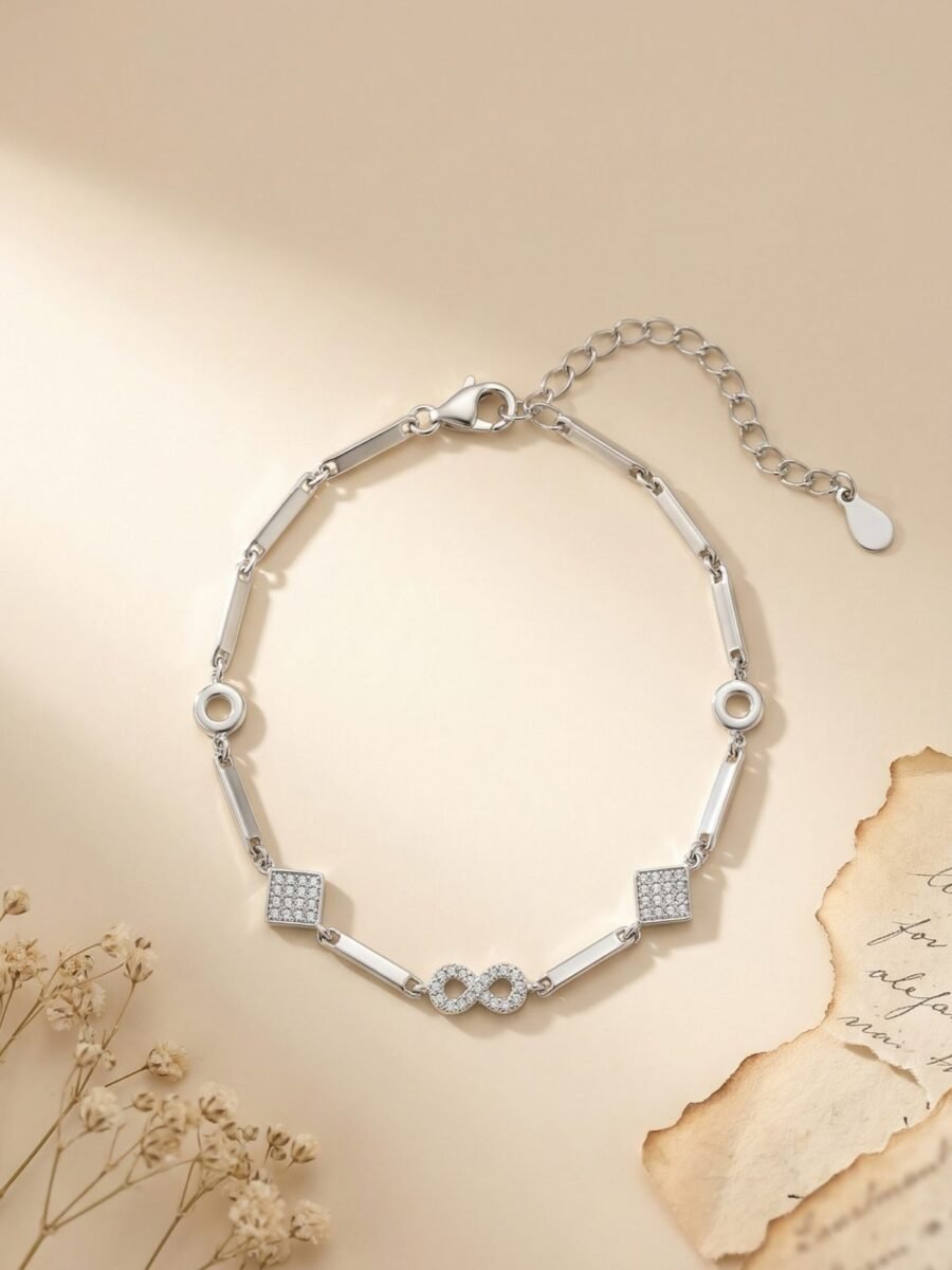 CZ Encrusted Cuff Bracelet