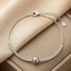 Silver Station Chain Bracelet