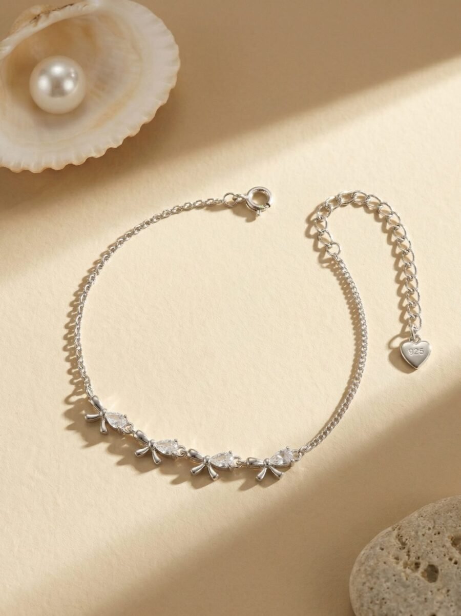 Layered Chain Silver Bracelet